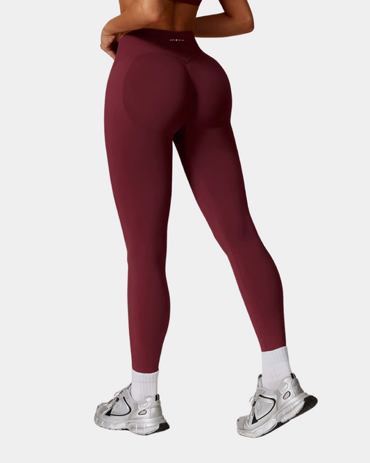 HIGH WAIST LEGGING - CINNAMON RED