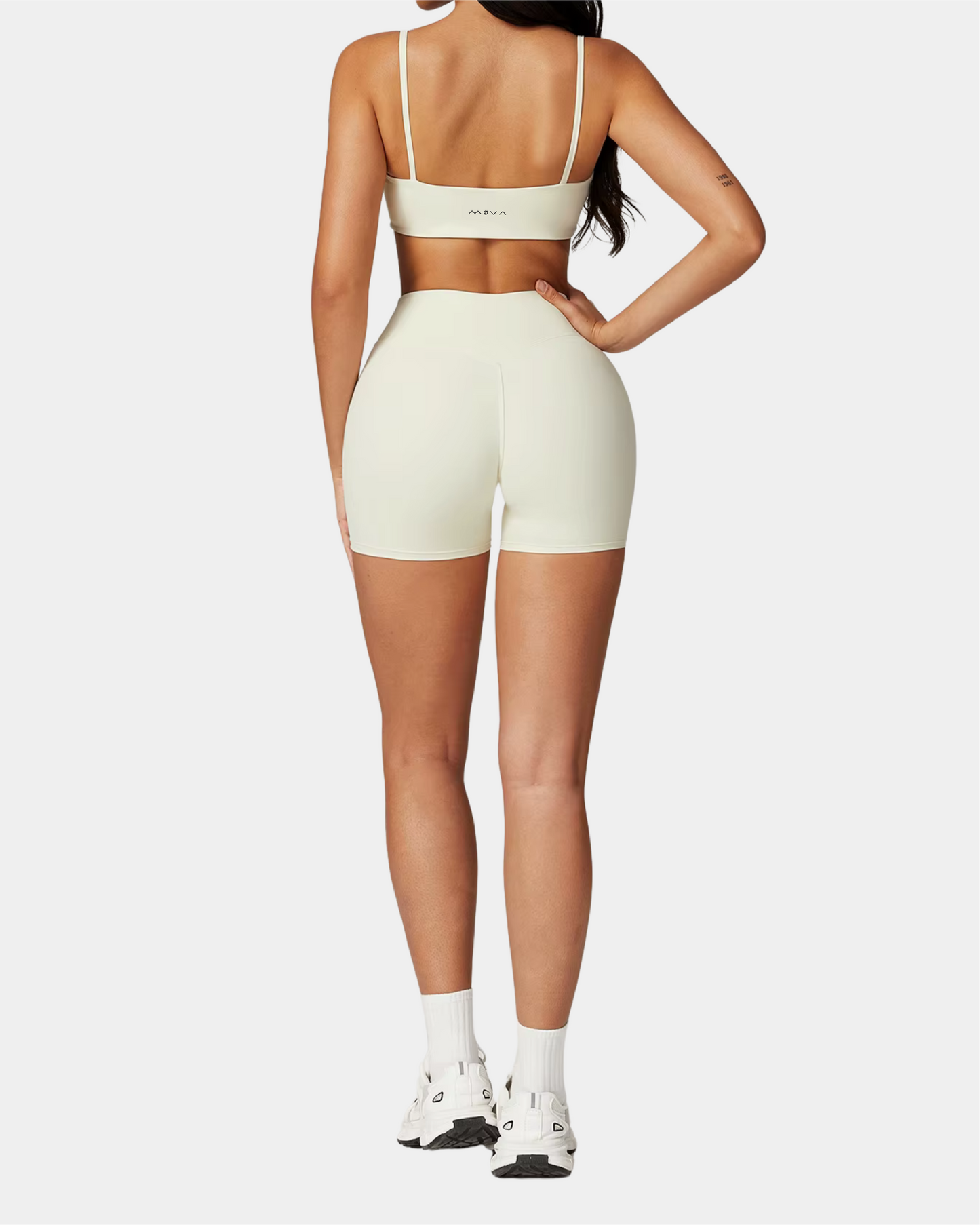 SUPPORT IMPACT SPORTS BRA - OATMILK