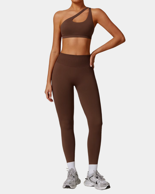 HIGH WAIST LEGGING - DARK OAK