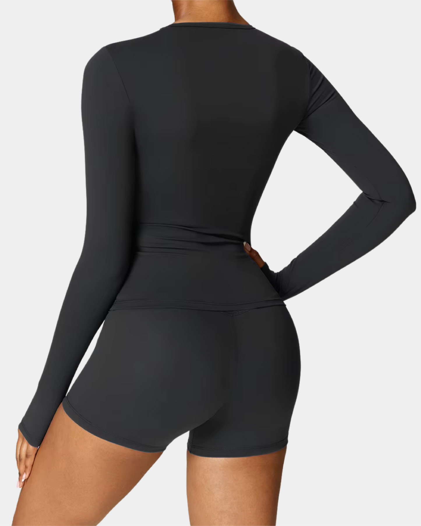 LONG SLEEVE TOP - ECLIPSE BLACK